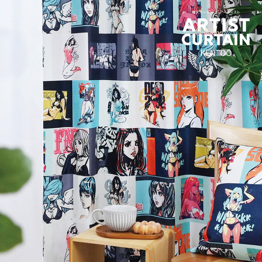 KENTOO|アーティストコラボ|完全遮光|1cmオーダー|【art】