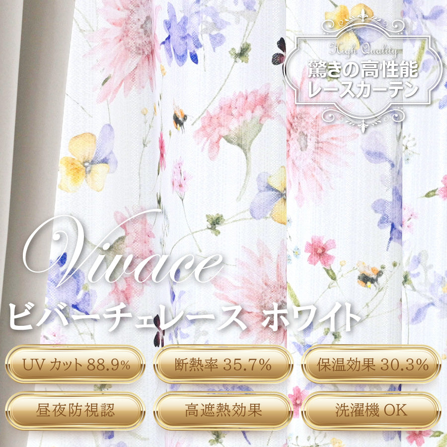 小窓用レース|ツッパリ棒付き|セミオーダー:1cm|片開き(1枚)|