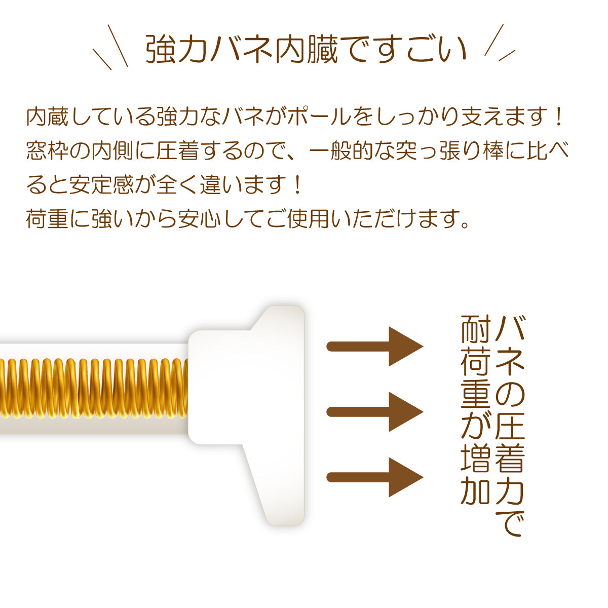 賃貸でも安心！強力突っ張り棒付きカーテン｜無地｜完全遮光｜【ct】